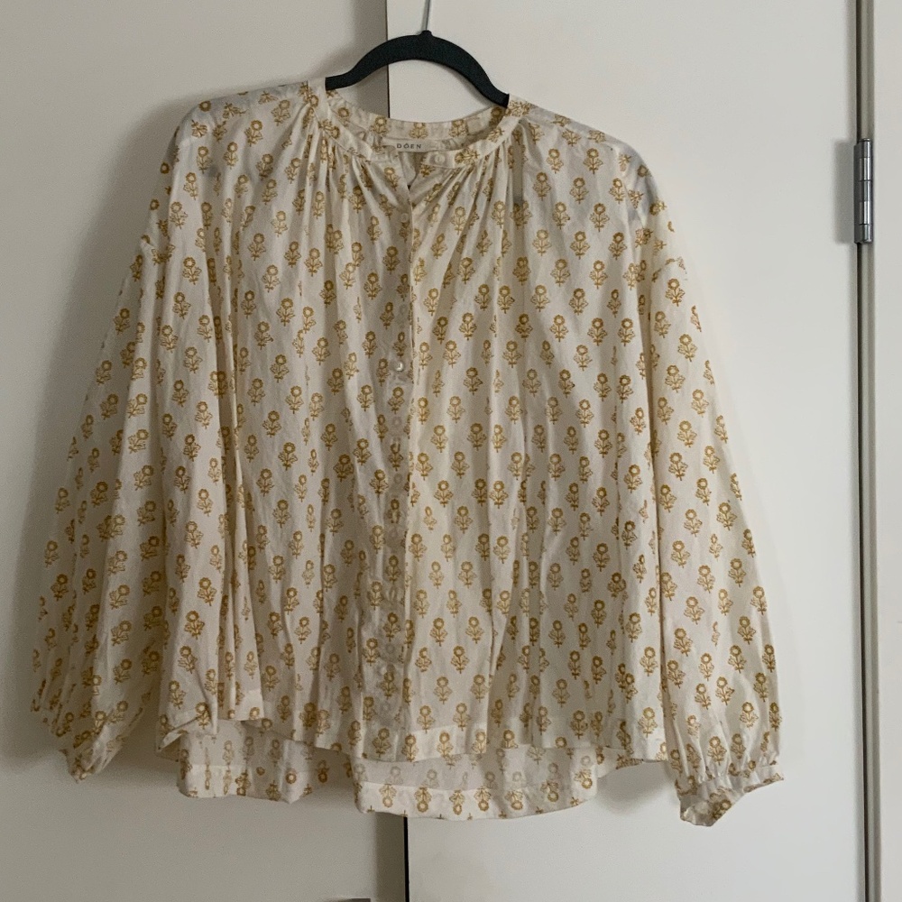 DOEN Floral Blouse - Size Medium